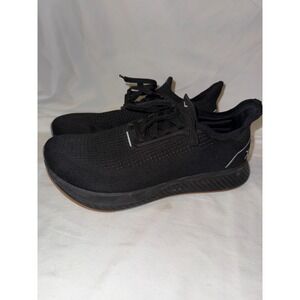 Flux Footwear Adapt Runner Unisex Sneaker M7.5/W9 Black Gum Knit Running Shoes